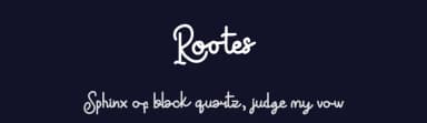 Rootes by nomlimofont — Script Handwritten Font — thumbnail 2