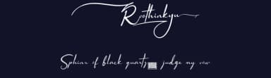 Roothinkyu by twinletter — Script Handwritten Font — thumbnail 2