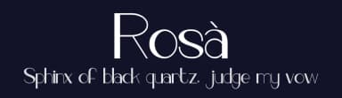 Rosà by DM Letter Studio - Dimas Prasetyo — Sans Serif Font — thumbnail 2