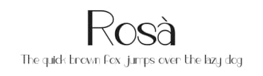 Rosà by DM Letter Studio - Dimas Prasetyo — Sans Serif Font — thumbnail 1