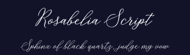 Rosabelia Script by Solidtype — Script Handwritten Font — thumbnail 2