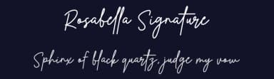 Rosabella Signature by Jimtype Studio — Script Handwritten Font — thumbnail 2