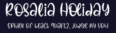 Rosalia Holiday by Afika Studio — Script Handwritten Font — thumbnail 2