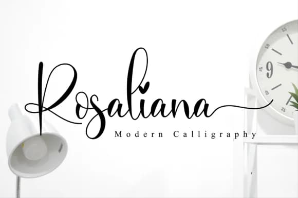 Rosaliana Script Font by NissaStudio — Script Handwritten Font