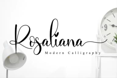 Rosaliana Script Font by NissaStudio — Script Handwritten Font — thumbnail 1