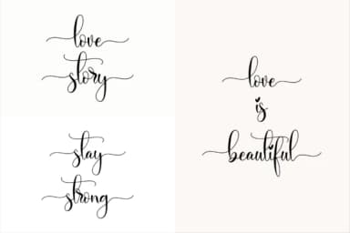 Rosaliana Script Font by NissaStudio — Script Handwritten Font — thumbnail 3