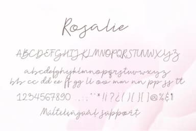 Rosalie Font by sunday nomad — Script Handwritten Font — thumbnail 2