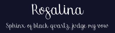 Rosalina by Sixtwenty Studio — Script Handwritten Font — thumbnail 2