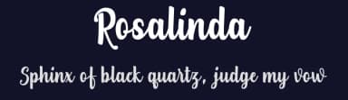 Rosalinda by Fajr's Type — Script Handwritten Font — thumbnail 2