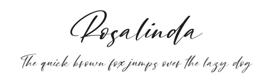 Rosalinda by Letterena Studios — Script Handwritten Font