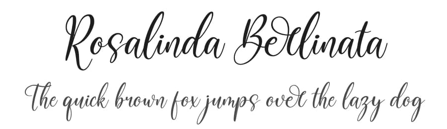 Rosalinda Berlinata by Perspectype Studio - Letterena.com — Script Handwritten Font