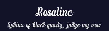 Rosaline by Ameerazan Studio — Script Handwritten Font — thumbnail 2