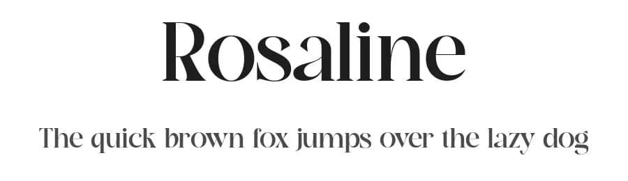 Rosaline by VampStudio — Serif Font