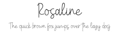 Rosaline by Airotype — Script Handwritten Font — thumbnail 1