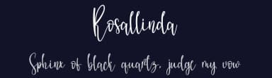 Rosallinda by Scratchones — Script Handwritten Font — thumbnail 2
