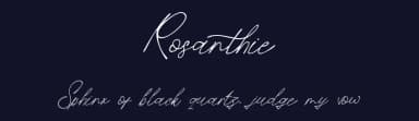 Rosanthie by Fontada — Script Handwritten Font — thumbnail 2
