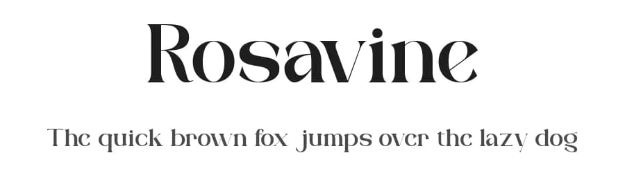 Rosavine by Muksal Creative — Serif Font