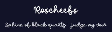 Roscheefs by Maulana Creative — Script Handwritten Font — thumbnail 2