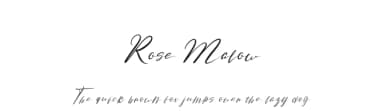 Rose Malow by Attype Studio — Script Handwritten Font — thumbnail 1