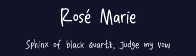 Rosé Marie by Scratch Design — Script Handwritten Font — thumbnail 2