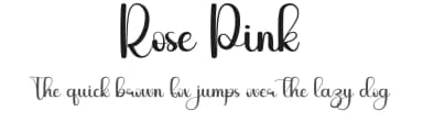 Rose Pink by Andi Moz — Script Handwritten Font — thumbnail 1