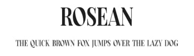 Rosean by Graphicxell — Serif Font — thumbnail 1