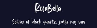 RoseBella by Typetemp Studio — Script Handwritten Font — thumbnail 2