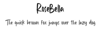 RoseBella by Typetemp Studio — Script Handwritten Font — thumbnail 1