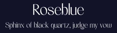 Roseblue by Sign Studio — Sans Serif Font — thumbnail 2