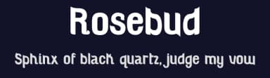 Rosebud by The Original 19 — Sans Serif Font — thumbnail 2