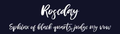 Roseday by Perspectype Studio - Letterena.com — Script Handwritten Font — thumbnail 2