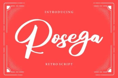 Rosega Font by Vunira — Script Handwritten Font — thumbnail 1