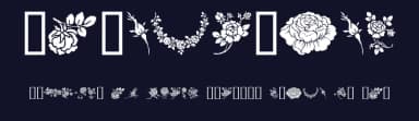 Rosegarden by House of Lime — Dingbats Font — thumbnail 2