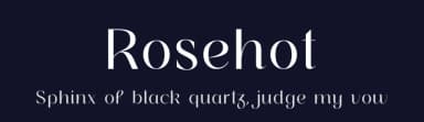 Rosehot by Alit Design — Sans Serif Font — thumbnail 2