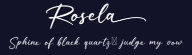 Rosela by Graphix Line Studio — Script Handwritten Font — thumbnail 2