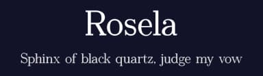 Rosela by Font Kingdom — Serif Font — thumbnail 2