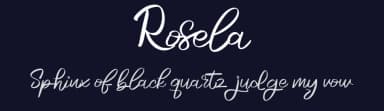 Rosela by Vunira Design — Script Handwritten Font — thumbnail 2