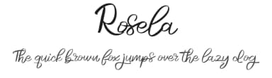 Rosela by Vunira Design — Script Handwritten Font — thumbnail 1