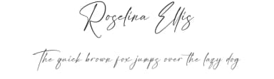 Roselina Ellis by Integritype Studio — Script Handwritten Font — thumbnail 1