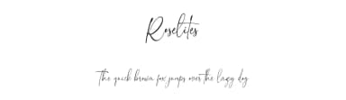 Roselites by Maulana Creative — Script Handwritten Font — thumbnail 1