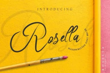 Rosella Font by WDfont Creative by WDfont Creative — Script Handwritten Font — thumbnail 1