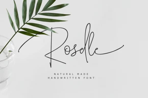 Roselle Font by varianskills — Script Handwritten Font