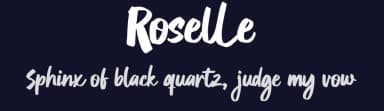 Roselle by Gassstype — Script Handwritten Font — thumbnail 2