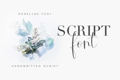 Roselyne Script Font by Dharmas Studio — Script Handwritten Font — thumbnail 3