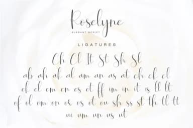 Roselyne Script Font by Dharmas Studio — Script Handwritten Font — thumbnail 9