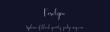 Roselyne by Dharmas Foundry — Script Handwritten Font — thumbnail 2