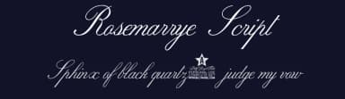 Rosemarrye Script by Billy Argel Fonts ® — Script Handwritten Font — thumbnail 2