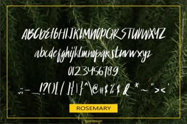 Rosemary Font by geadesign by geadesign — Script Handwritten Font — thumbnail 2