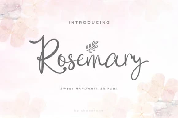Rosemary Script Font by Chocotype — Script Handwritten Font