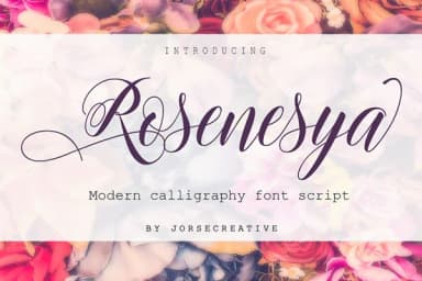 Rosenesya Font by Jorse Creative — Script Handwritten Font — thumbnail 1